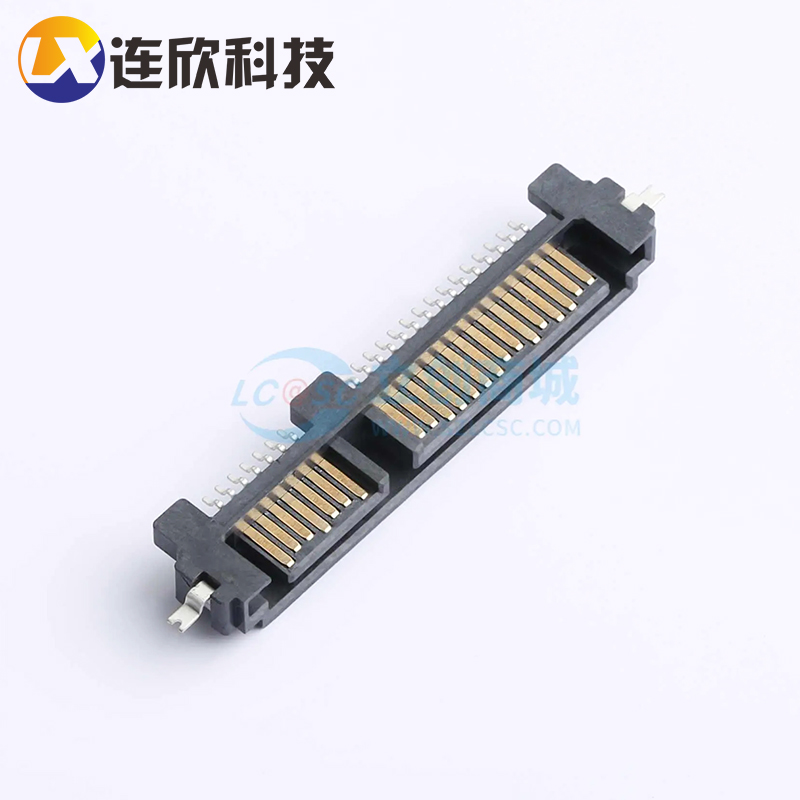 SATA 7+15PIN 沉板2.2H 公座 XUTS-2210-2261