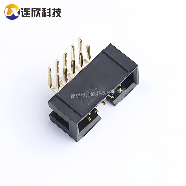 简牛PH2.54MM双排卧插2U镀金  XDFH-0259-2*XP