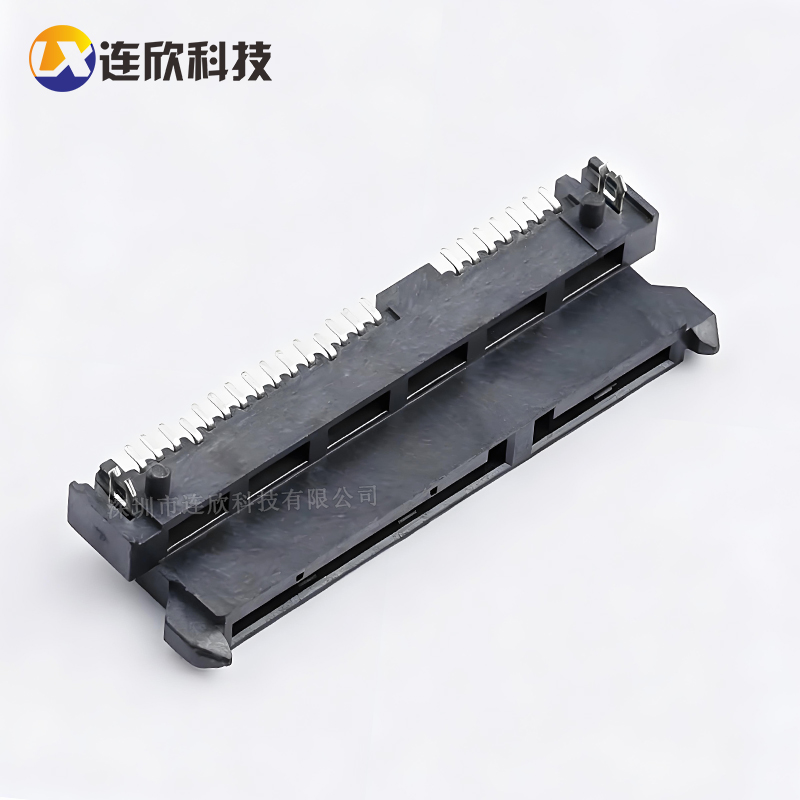 SATA 7+15P 6.74H卧贴缩针 XUTS-22674-0127