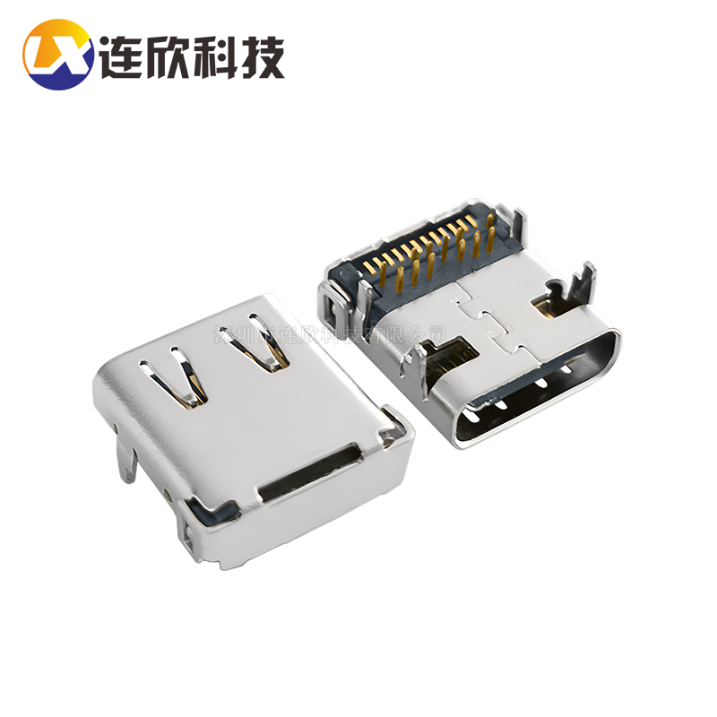 TYPE C 24PIN  前插后贴式 XUBF-0336-B07