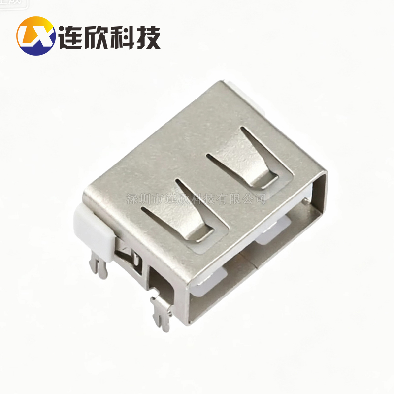 USB 10.0MM四脚插板式无边  XUBF-012-0405