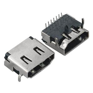 HDMI接口 HDMI AF插板式三排脚 HDMI AF连接器生产厂家