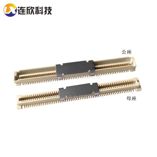 AMP宏致同款BTB板对板单槽PH0.8-2*60P/120PIN母座 合高5.0MM    XDB612-120P-COR