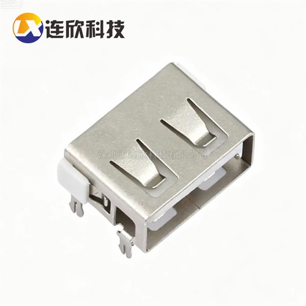 USB 10.0MM四脚插板式无边  XUBF-012-0405