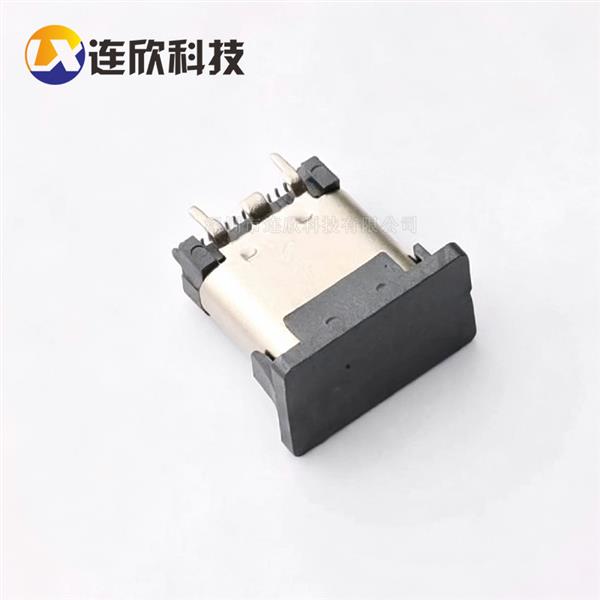 TYPE C 24PIN母座 立式H9.3MM贴板式  XUBF-0338-093